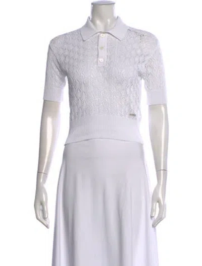 Pre-owned Dsquared2 Short Sleeve Polo In White