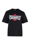 Dsquared2 Short Sleeve Printed Cotton T-shirt