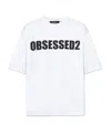 Dsquared2 Loose Fit Crew-neck T-shirt With Print In White