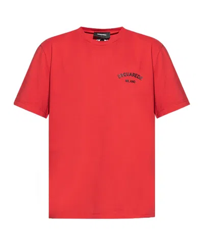 Dsquared2 Short Sleeve T-shirt In White