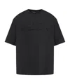 Dsquared2 Icon Logo-embroidered T-shirt In Black