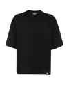 Dsquared2 Underwear Baggy Fit Short Sleeved Pajama Top In Black
