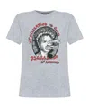 Dsquared2 Graphic Printed Crewneck T-shirt In Gray