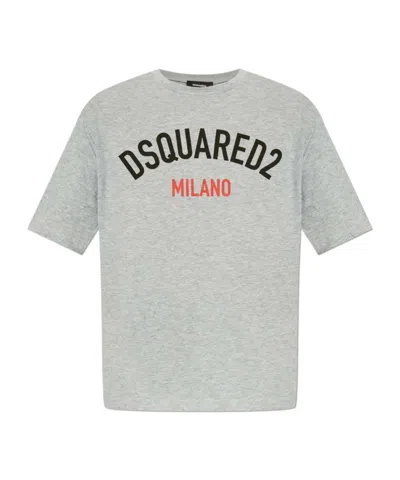 Dsquared2 Short Sleeve T-shirt In Gray