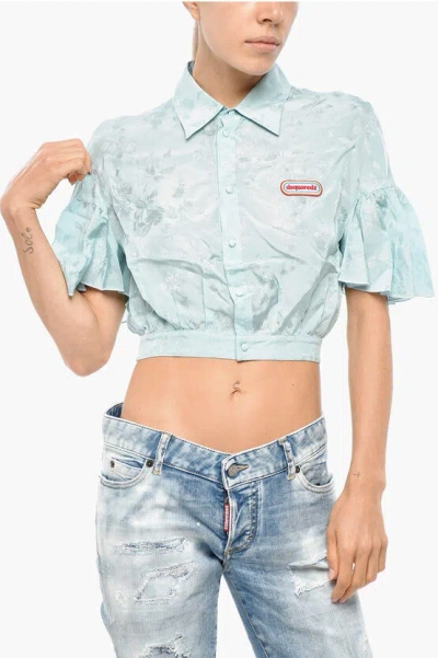DSQUARED2 SHORT-SLEEVED JACQUARD SHIRT
