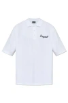 Dsquared2 Logo-embroidered Polo Shirt In White