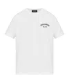 Dsquared2 Men White Crewneck T-shirt With Logo Lettering On The Front In Cotton Man In White