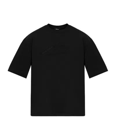 DSQUARED2 DSQUARED2 LOGO EMBROIDERED CREWNECK T-SHIRT
