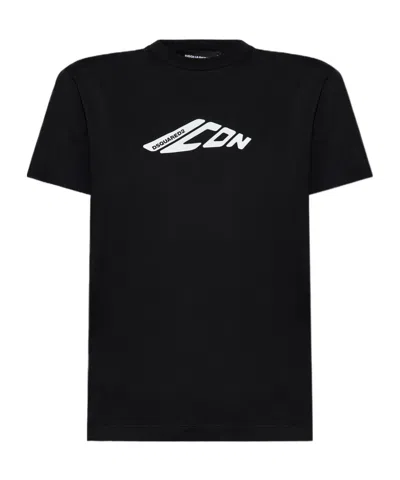 Dsquared2 Short-sleeved T-shirt In Black