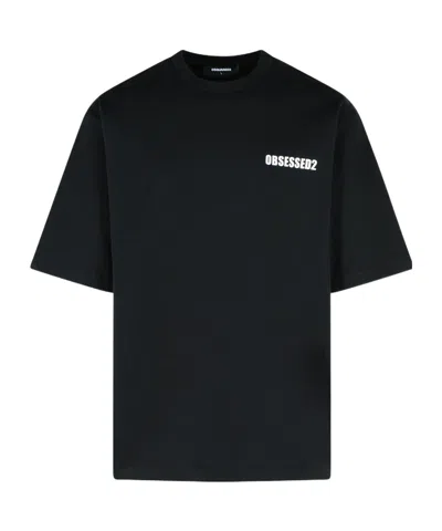 Dsquared2 Short-sleeved T-shirt In Black