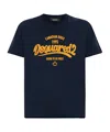 Dsquared2 Short-sleeved T-shirt In Blue