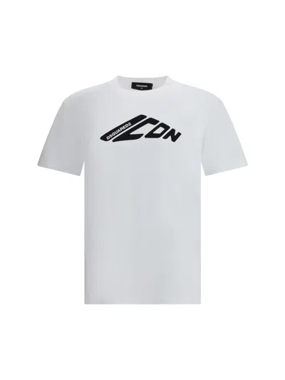 Dsquared2 Short-sleeved T-shirt In White