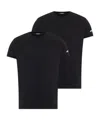 Dsquared2 Logo Printed Two-pack T-shirt In Black