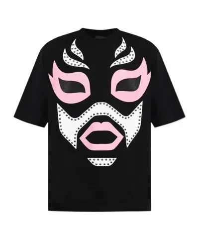 DSQUARED2 DSQUARED2 CUT-OUT DETAILED CREWNECK T-SHIRT