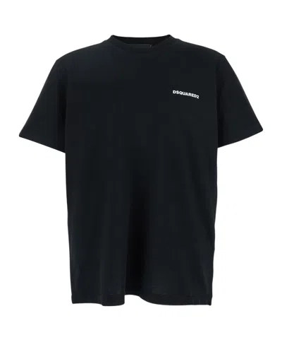Dsquared2 Short-sleeved T-shirt In Black