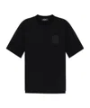 Dsquared2 Embroidered-badge Cotton T-shirt In Black