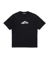 Dsquared2 Black T-shirt With Contrasting Icon Print In Black