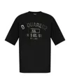Dsquared2 Physical Education Crew Neck Graphic T-shirt In Black