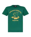 Dsquared2 Printed T-shirt In Green