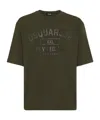 Dsquared2 Phys Ed T-shirt In Dark Green Cotton In Green