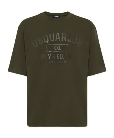 DSQUARED2 DSQUARED2 LOGO PRINTED CREWNECK T-SHIRT