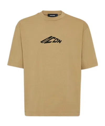Dsquared2 Short-sleeved T-shirt In Nude