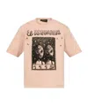 Shop Dsquared2 Graphic-print T-shirt In Nude