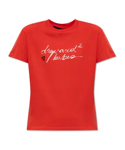 Dsquared2 Cotton T-shirt In Red