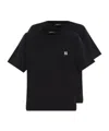 Dsquared2 Short-sleeved T-shirt Two-piece Set In Black