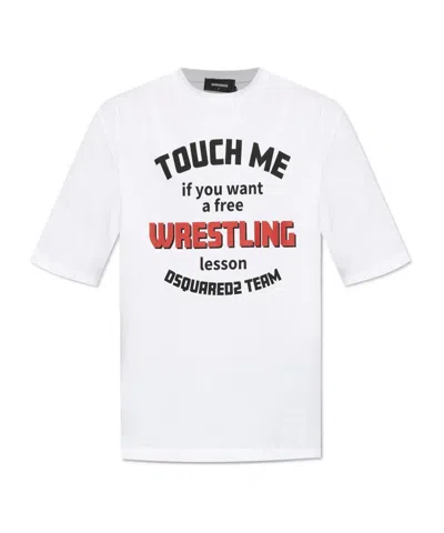 Dsquared2 Short-sleeved T-shirt In White