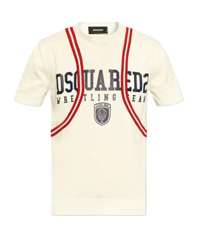 Dsquared2 Short-sleeved T-shirt In White