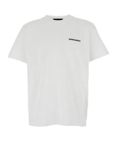 DSQUARED2 DSQUARED2 RUBBERISED LOGO-PRINT CREWNECK T-SHIRT