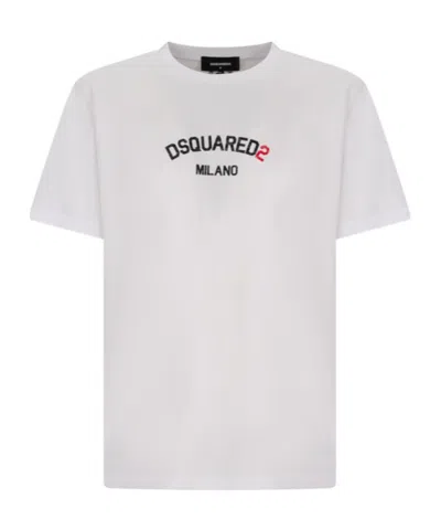 Dsquared2 Short-sleeved T-shirt In White
