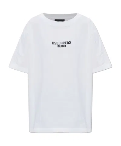 Dsquared2 Short-sleeved T-shirt In White
