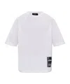 Dsquared2 Logo Patch Crewneck T-shirt In White