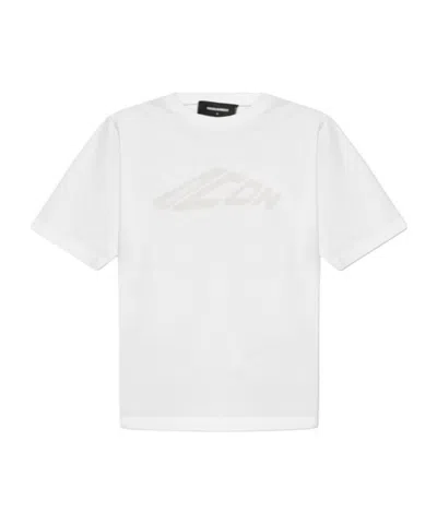 DSQUARED2 DSQUARED2 LOGO PRINTED CREWNECK T-SHIRT
