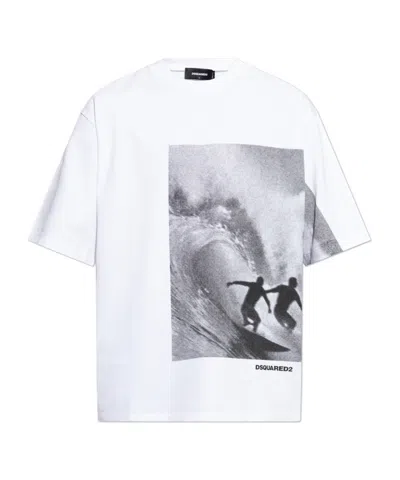 Dsquared2 Short-sleeved T-shirt In White