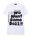 Dsquared2 Short-sleeved T-shirt With Round Neck In White