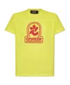 Dsquared2 T-shirt Mit Logo-print In Yellow