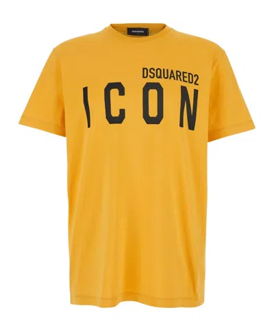 DSQUARED2 DSQUARED2 ICON PRINTED CREWNECK T-SHIRT