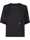 Dsquared2 Short Sleeves T-shirt Blouse In Black