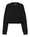 Dsquared2 Flap-pocket Sweatshirt In Black