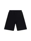 Dsquared2 Logo-print Cotton Track Shorts In Black