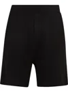 Dsquared2 Logo-print Cotton Track Shorts In Black