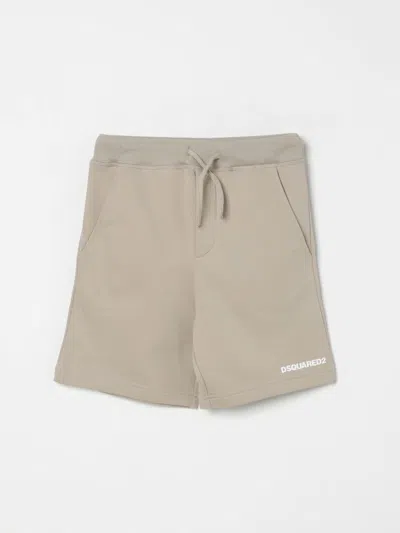 DSQUARED2 SHORTS DSQUARED2 KIDS COLOR MOUSE GREY,422793041