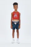Dsquared2 Dark Blue Denim Shorts In Blue