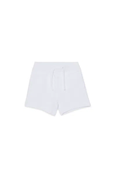 Dsquared2 Sweatshirt Shorts With Logo In White
