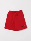 Dsquared2 Drawstring Logo Shorts In Red