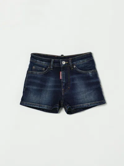 Dsquared2 Shorts  Kids Color Blue