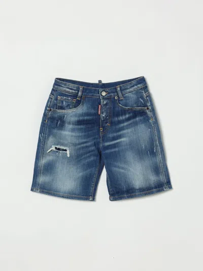 Dsquared2 Shorts  Kids Color Blue